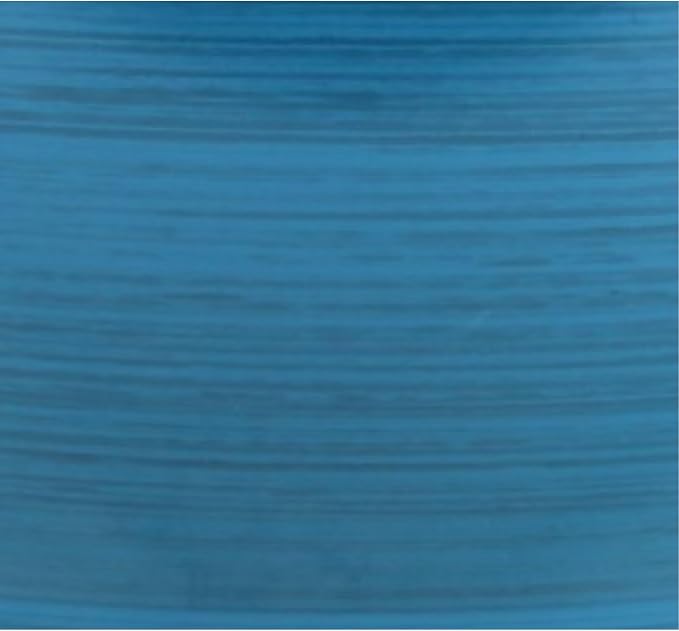 Garden Elements Indoor/Outdoor Glazed Brushed Happy Plastic Planter, Dark Blue - Image 2
