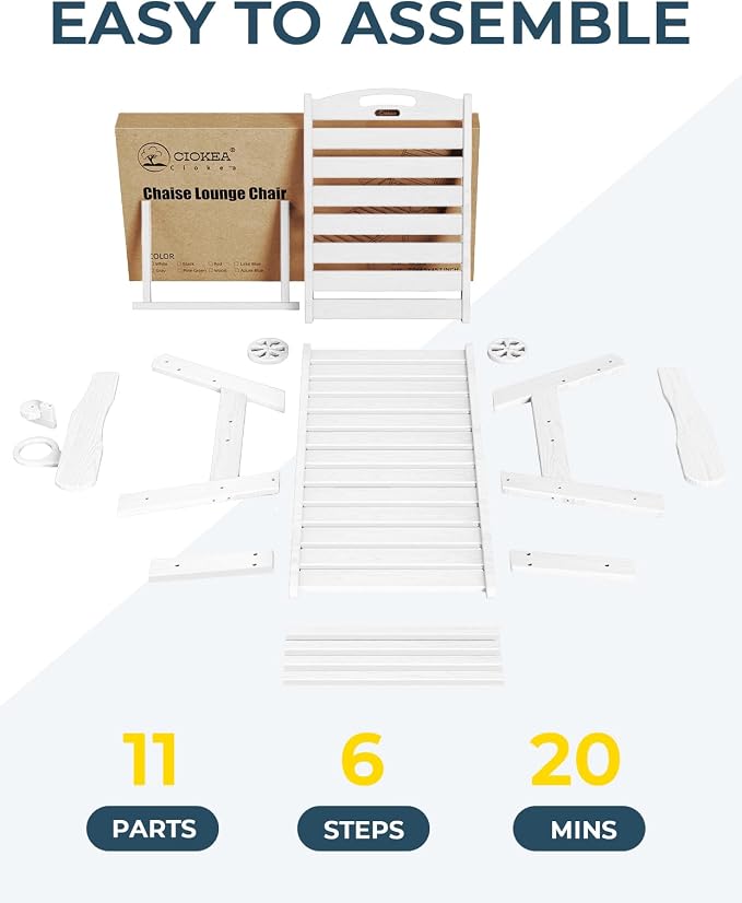 Outdoor Lounge Chair Set of 4, All Weather Patio Chaise Lounge Chairs - Image 7