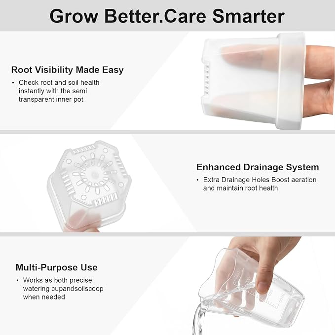 2.5 Inch Mini Self Watering Pots - Image 5