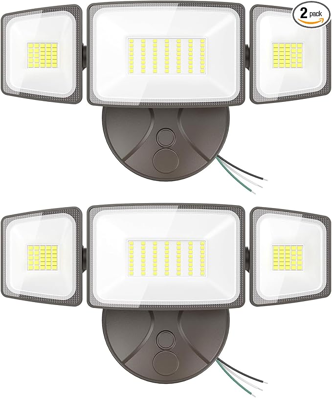 Onforu 2 Pack 75W Flood Lights Outdoor, 7000LM LED Floodlights Switch Controlled by Onforu