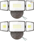 Onforu 2 Pack 75W Flood Lights Outdoor, 7000LM LED Floodlights Switch Controlled by Onforu