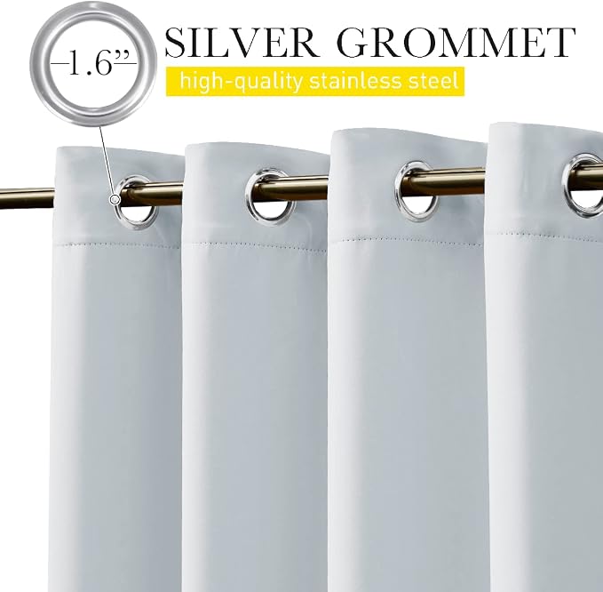 NICETOWN 2 Panels Outdoor Curtains Waterproof - Image 9