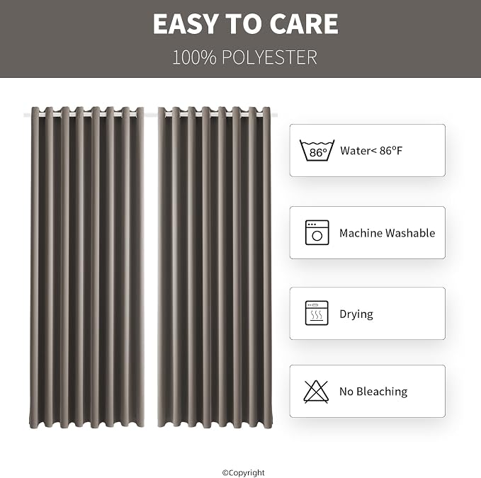 Waterproof Outdoor Curtain W105 x L108 - Image 7