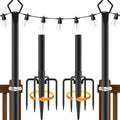 AILBTON 2 Pack 10Ft String Light Poles, Light Poles by AILBTON