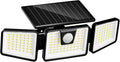 INCX Solar Motion Sensor Lights Outdoor, 3 Heads Security Lights Solar Powered by INCX