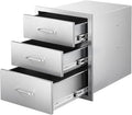 VEVOR Outdoor Kitchen Drawers 18.11" W x 23.23" D x 23.23" H, Triple-Access by VEVOR
