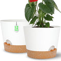 12+12Inch 2Pack Large Flower Pots by SESUN-E