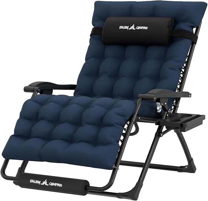 UDPATIO Oversized Zero Gravity Chair, 33In XXL Patio Reclining Chair by UDPATIO