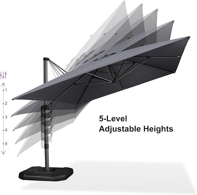 PURPLE LEAF 10'×13' Patio Umbrella - Image 4