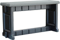 Bench, Deep Grey Top with Black Sides, 1 Pack by LeisureAccents