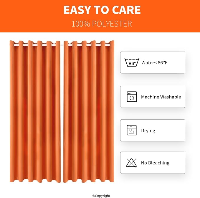Waterproof Outdoor Curtain W84 x L84 - Image 7