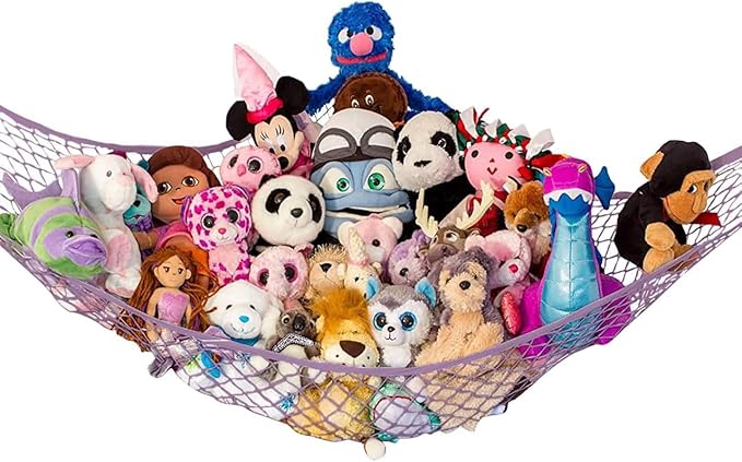 Lilly's Love Large Stuffed Animal Hammock | Corner Hanging Organizer, Stuffed by LillysLove