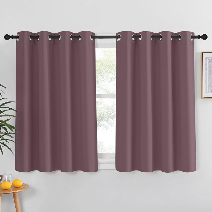 NICETOWN Blackout Small Window Curtain 54 inches Length by NICETOWN