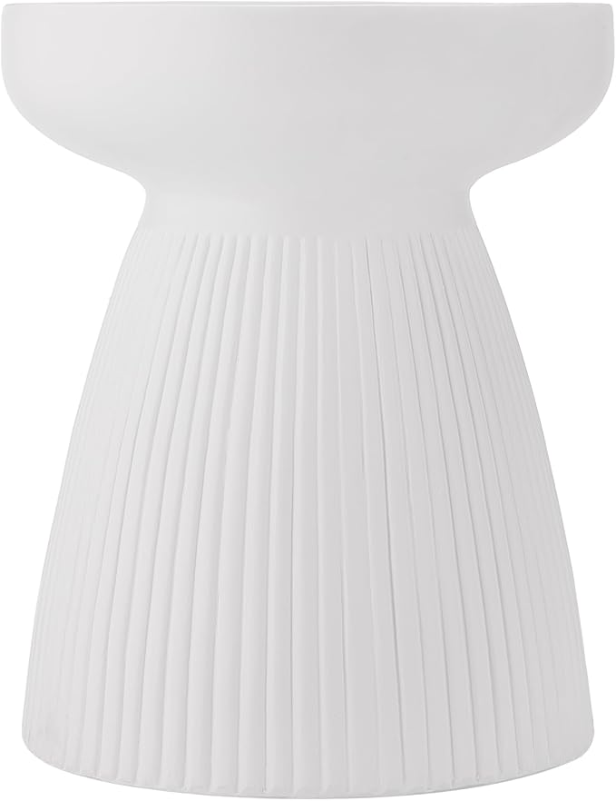 Christopher Knight Home Luce Round Side Table, Outdoor Concrete End Table - Image 6