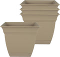 The HC Companies 8 Inch Eclipse Square Planter Pots by TheHCCompanies