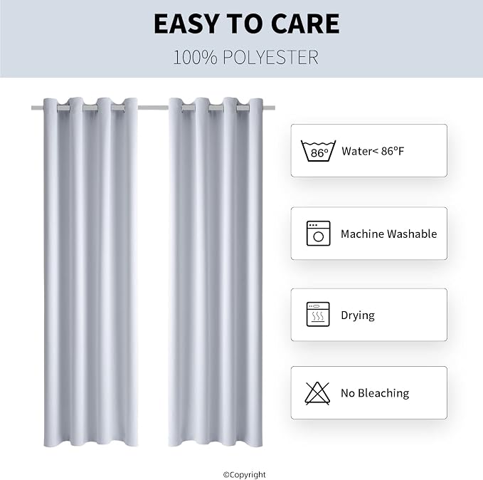 Waterproof Outdoor Curtain W52 x L84 - Image 7