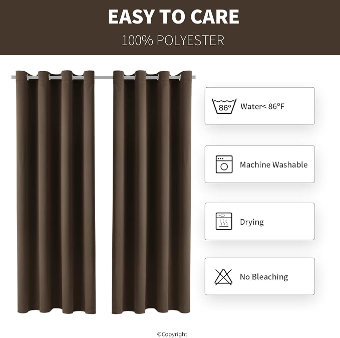 Waterproof Outdoor Curtain W52 x L84 - Image 6