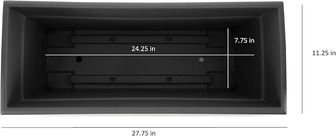 The HC Companies 28 Inch Romana Planter Box - Image 3