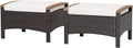 RELAX4LIFE Outdoor Wicker Ottomans by RELAX4LIFE