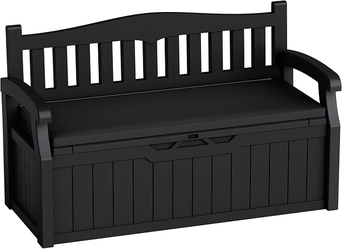80-Gallon Outdoor Storage Bench by Acurax