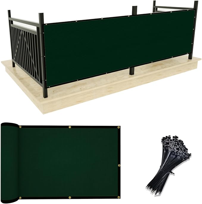UPGRADE Privacy Screen 3' x 10' Fence Commercial Shade Cover by UPGRADE