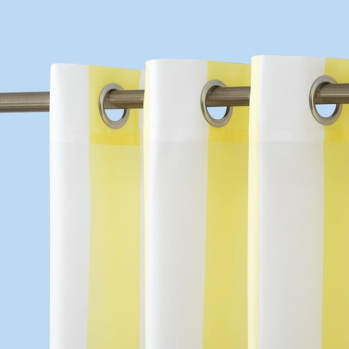 Sun Zero Valencia Cabana Stripe Indoor/Outdoor UV Protectant Energy Efficient - Image 2