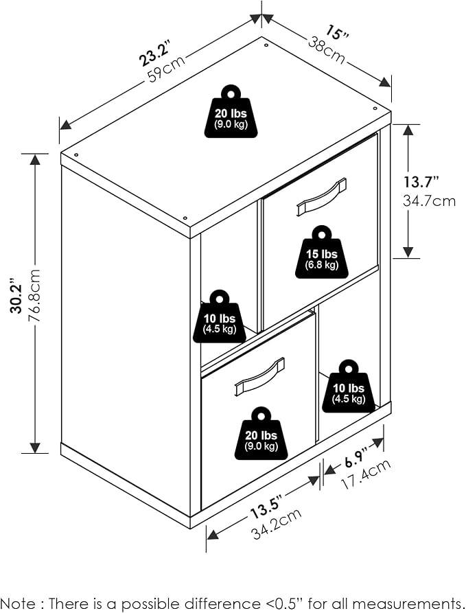 Furinno Viola Standing Storage Shelf - Image 3
