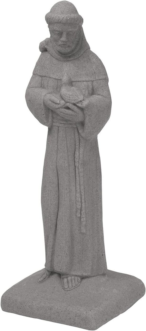 EMSCO Group 2231-1AZ Group Saint Francis Statue – Natural Granite Appearance – by Emsco+Group