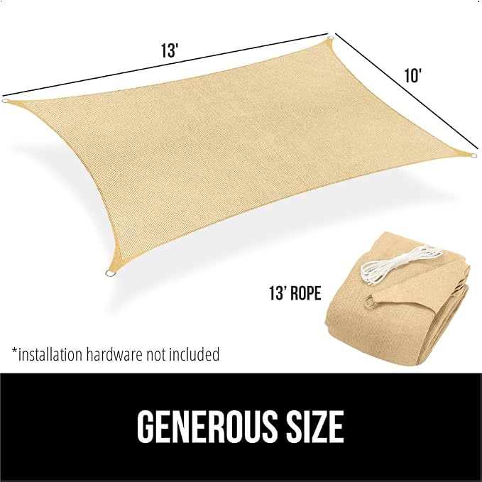 GORILLA GRIP Heavy Duty Sun Shade, UV Protection Fade Tear and Rust Resistant - Image 9