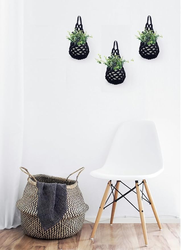 3 Packs Hanging Planters for Indoor Plants up to 4 in., Wall Plant Holder | - Image 5
