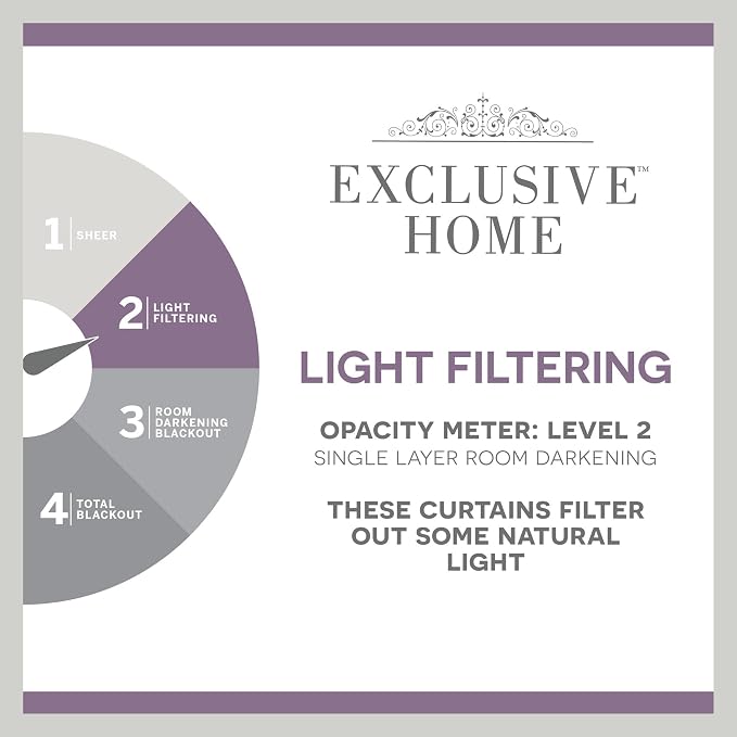 Exclusive Home Cabana Solid Indoor/Outdoor Light Filtering Hook-and-Loop Tab - Image 9