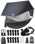 Miztli Camping Hammock with Net and Rain Fly, Portable Lightweight Outdoor by MIZTLI