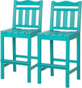 nalone Outdoor Bar Stools Set of 2, HDPE Tall Adirondack Chairs Bar Chairs by NALONE