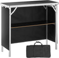 VEVOR Folding Portable Bar Table, Tradeshow Podium Table by VEVOR