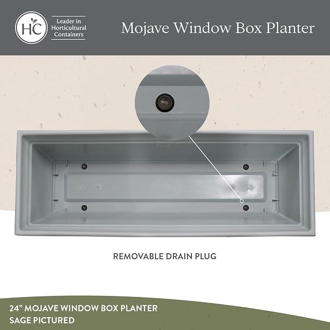 The HC Companies 24 Inch Mojave Window Planter Box - Image 4