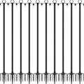 10 Pack String Light Poles, 10 Ft Light Poles by Mutovlin