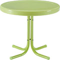 Crosley Furniture Griffith Weather Resistant Retro Metal Outdoor Side Table by CrosleyFurniture
