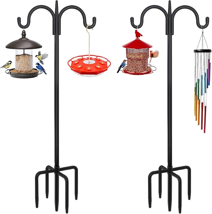 FEED GARDEN Adjustable Double Shepherds Hook by FEEDGARDEN
