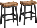 Rustic Bar Stools, 24 Inch Barstools Set of 2, Counter Height Stool by Unknown