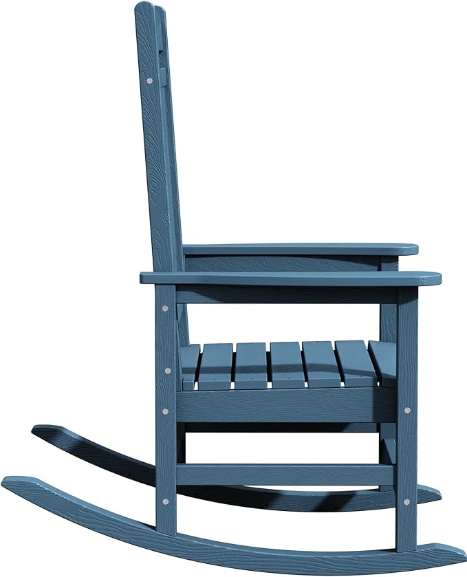 KINGYES Oversized Patio Rocking Chair Set of 2, High Density Polyethylene - Image 10