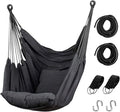 Hommtina Hammock Chair Hanging Rope Swing, Max 300 Lbs Hanging Chair by Hommtina