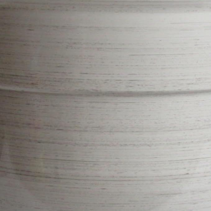 Garden Elements Indoor/Outdoor Glazed Brushed Happy Plastic Planter - Image 2