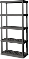 Sterilite 2-Pack 5 Shelf Unit, Heavy-Duty Shelving Storage Rack by Sterilite