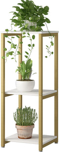 Plant Stand Indoor Corner Tall 3 Tier Metal Modern Flower Storage Plant Shelf by YIZAIJIA