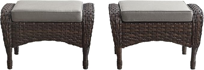 Belord Outdoor Ottomans for Patio Foot Rest by Belord