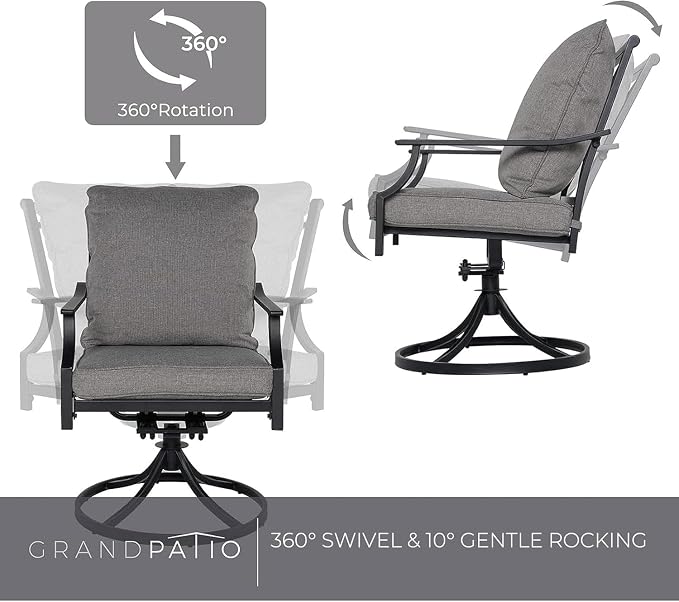 Grand patio 9-Piece Patio Dining Set - Image 3