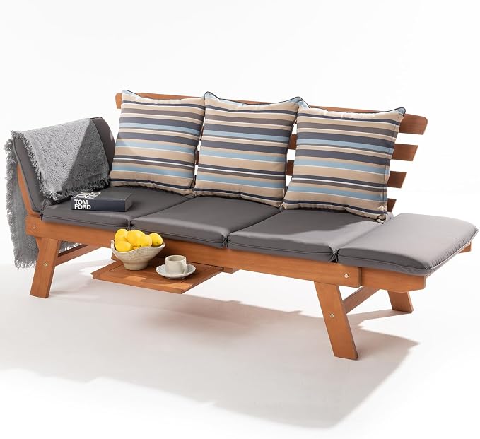 IDZO Amelie Outdoor Daybed Sofa: 750lbs Max Weight Support, Sleeper Chair - Image 7