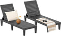 ROJIK Outdoor Chaise Lounge Chair Set of 2, by ROJIK