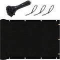 UPGRADE Privacy Fence Screen 6'x10' Black Outdoor 90% Visibility Blockage 170 by UPGRADE
