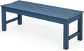 Stoog Backless Outdoor Bench, 2-Person Patio Benches by Stoog